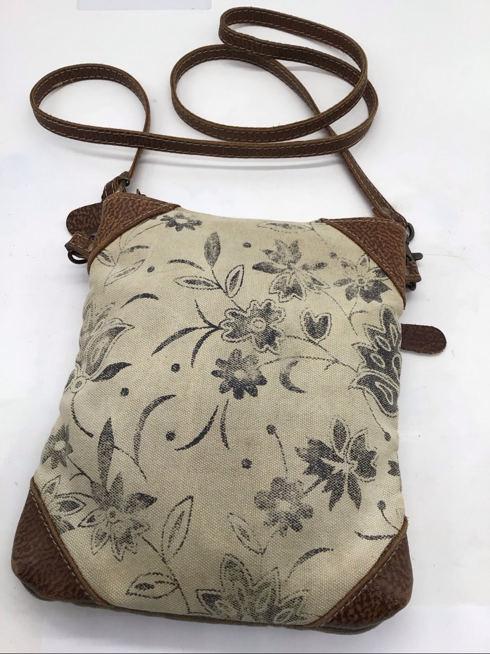 Myra Upcycle Flare Crossbody Bag - Picture 3 of 8